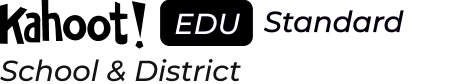 Kahoot! EDU Standard School and District logo